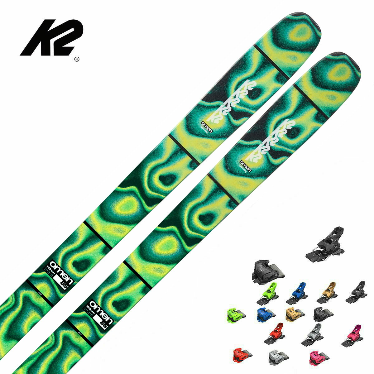 K2 ケーツー スキー板 メンズ レディース＜2026＞OMEN 85 [KS250957] + チロリア ATTACK 14 GW ビンディング セット 取付無料