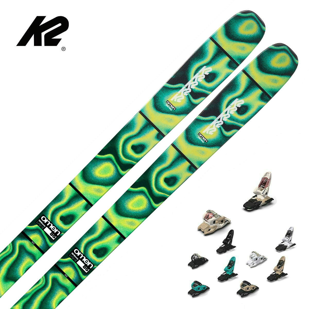 乐天商城 - K2 ケーツー スキー板 メンズ レディース＜2026＞OMEN 85 [KS250957] + マーカー SQUIRE 11 ビンディング セット 取付無料