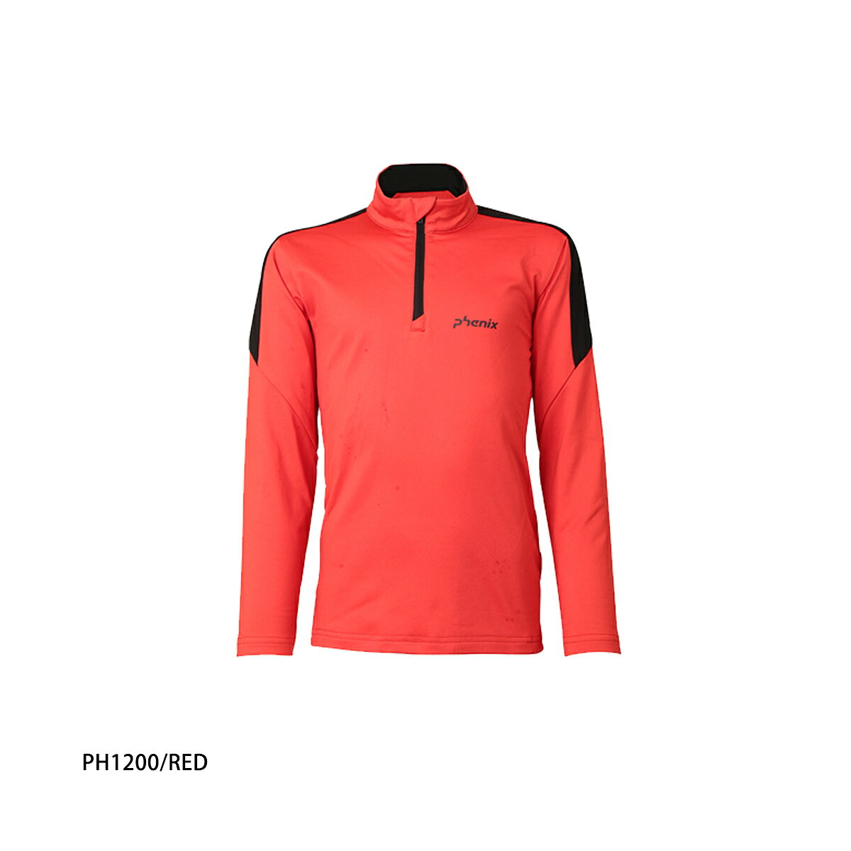 スキー用品通販 スノーファミリーのPHENIX フェニックス スキーウェア アンダーシャツ キッズ ジュニア＜2026＞ESB25LS80 /Shoulder Line 1/2 Zip Tee｜アングル3