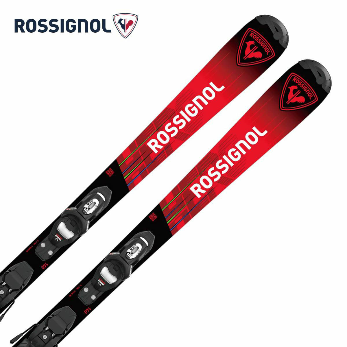 ROSSIGNOL ロシニョール スキー板 キッズ ジュニア 2026 HERO JR 100-130 / RANJY02 + KID 4 GW プレート/ビンディング セット 取付無料 グリップウォーク対応