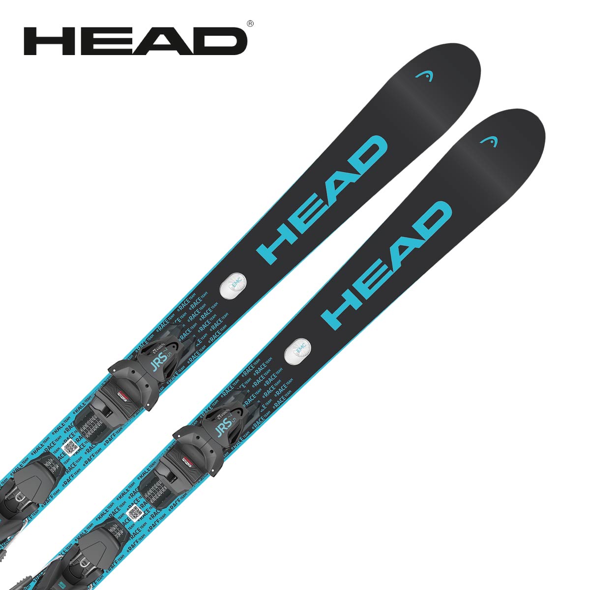 HEAD ヘッド スキー板 キッズ ジュニア＜2026＞WC e.Race Team SW JRS [314445]+ JRS 7.5 GW CA BR.78 [100922] ビンディング セット 取付無料