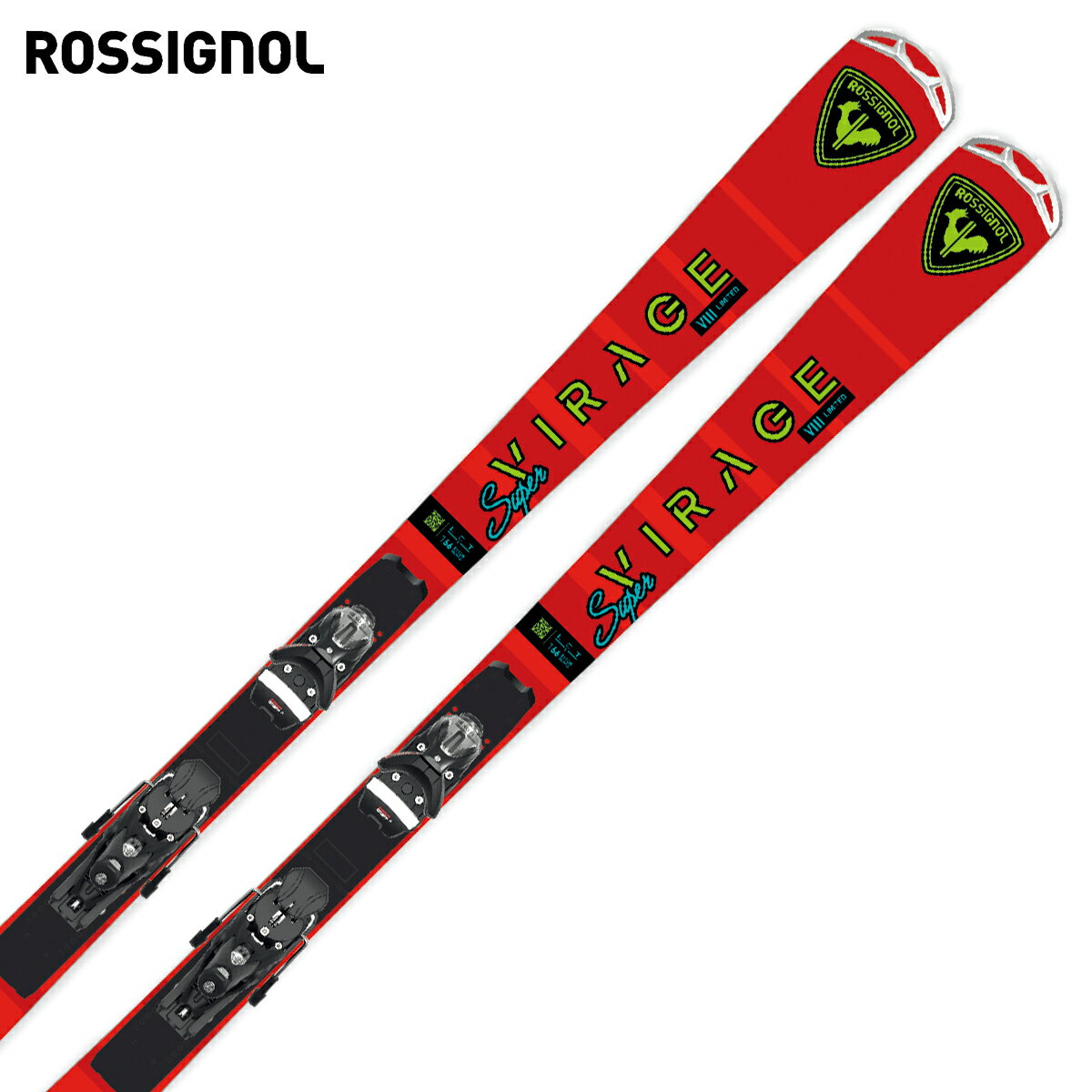 ROSSIGNOL ロシニョール スキー板 メンズ レディース ＜2026＞ SUPER VIRAGE VIII LTD R22 / RAOPH01 + R22 + SPX 14 ROCKERACE GW [FCMBS02] プレート/ビンディング セット 取付無料