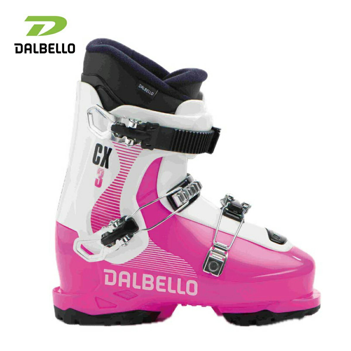メーカー希望小売価格はメーカーカタログに基づいて掲載しています DALBELLO ダルベロ スキーブーツ■CX 3.0 CABRIO GWCX 3.0 カブリオ GWフレックス（硬さ）：30ラスト（幅）：JUNIOR LASTCOLOR・PINK/WHITESIZE・JR 23.5-26.5cm（25.5cm以上はベルクロが付いています。）※Half Sizes Only重量・968 g (MP 205) / GW・シェル素材：DB HYPERLITE・カフ素材：DB HYPERLITE・タン素材：DB HYPERLITE・ライナー：SUPERCOMFORT J・バックル：PJ RATCHET / PJ 9 MACRO ※メーカー企画書の情報で商品登録を行っております。予告なしに商品名と仕様変更される場合がございます。