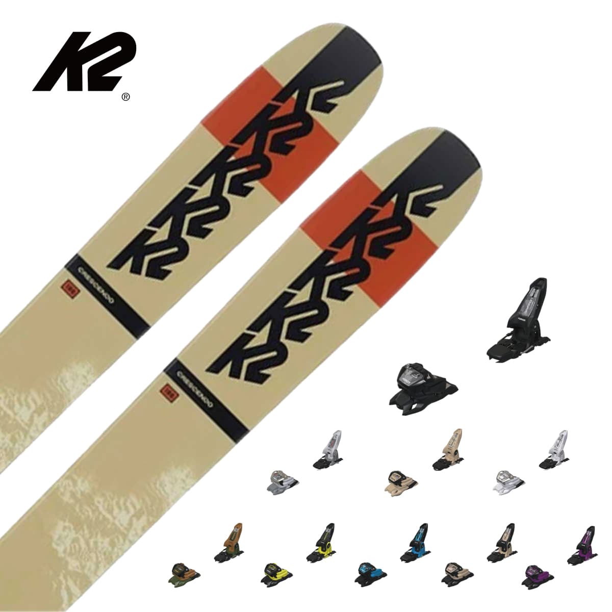 K2 �����ġ� �������� ��� ��ǥ�������2026��CRESCENDO [S230301901] + �ޡ����� GRIFFON 13 �ӥ�ǥ��� ���å� ...