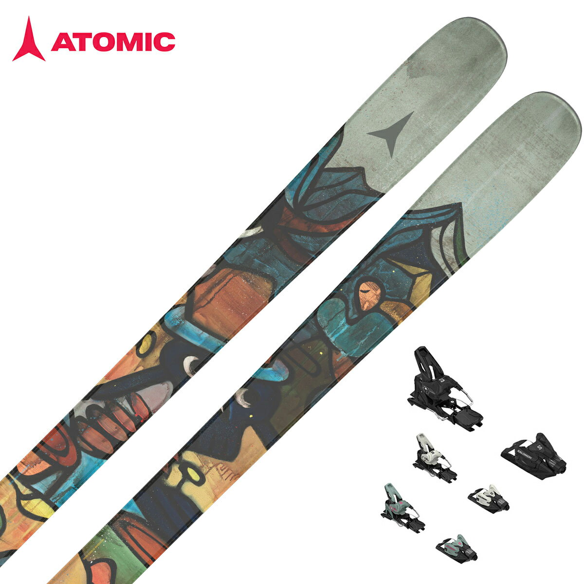 ATOMIC アトミック スキー板 メンズ レディース＜2026＞Bent 85 / [ AA0030698 ] + サロモン STRIVE 14 GW ビンディング セット 取付無料
