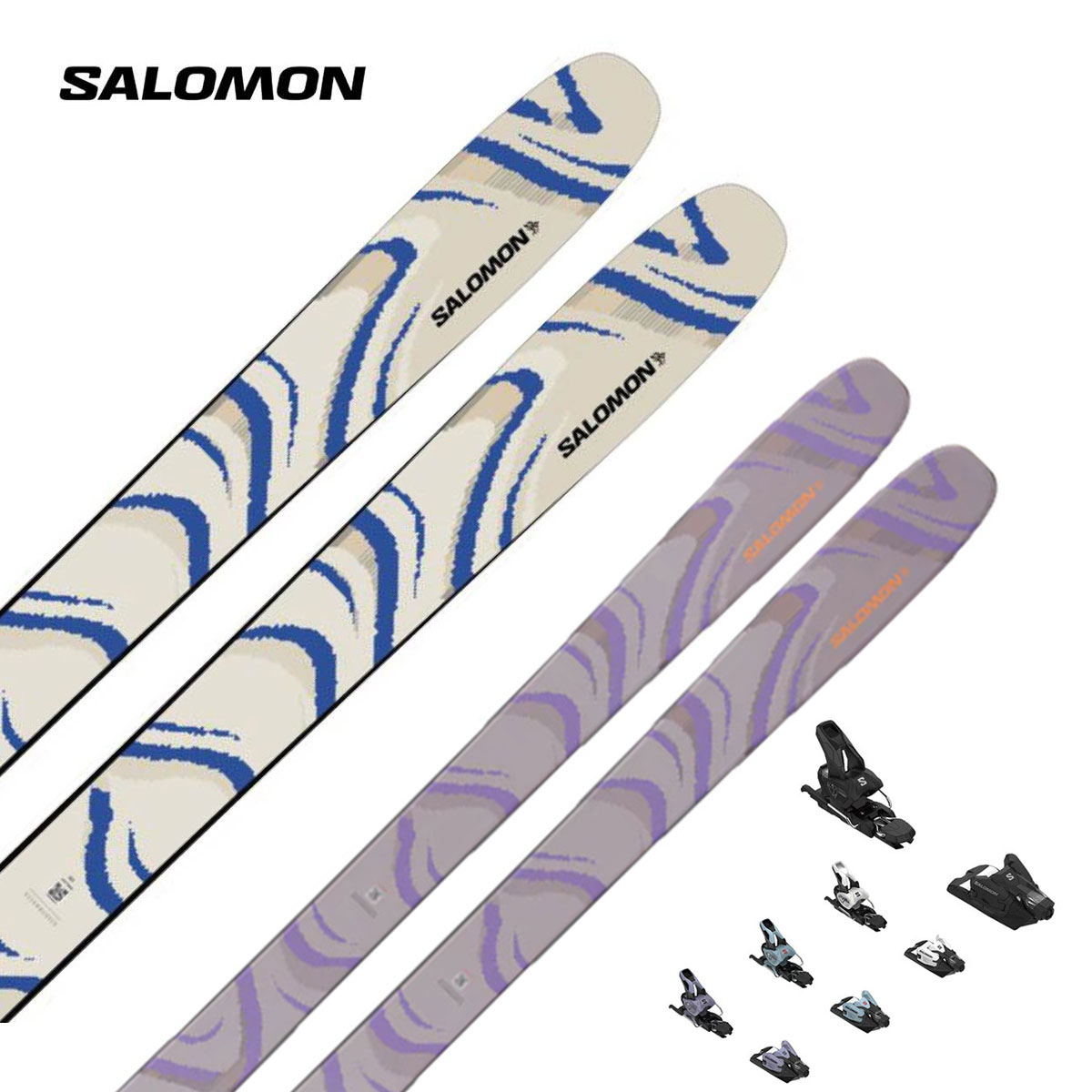 SALOMON サロモン スキー板 メンズ レディース＜2026＞QST 106 ALMOND MILK / [L47774500+] + サロモン STRIVE 12 GW ビンディング セット 取付無料