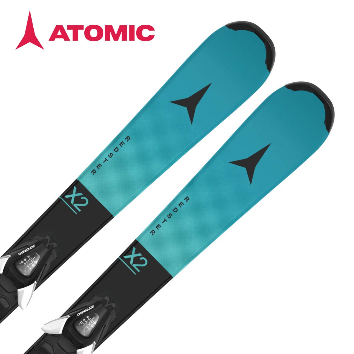 ATOMIC アトミック スキー板 キッズ ジュニア ＜2026＞ REDSTER X2 100-120 / [AASS03658] + C 5 GW プレート/ビンディング セット 取付無料 グリップウォーク対応
