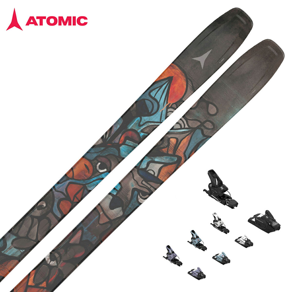 ATOMIC アトミック スキー板 メンズ レディース＜2026＞Bent 100 / [ AA0030694 ] + サロモン STRIVE 12 GW ビンディング セット 取付無料