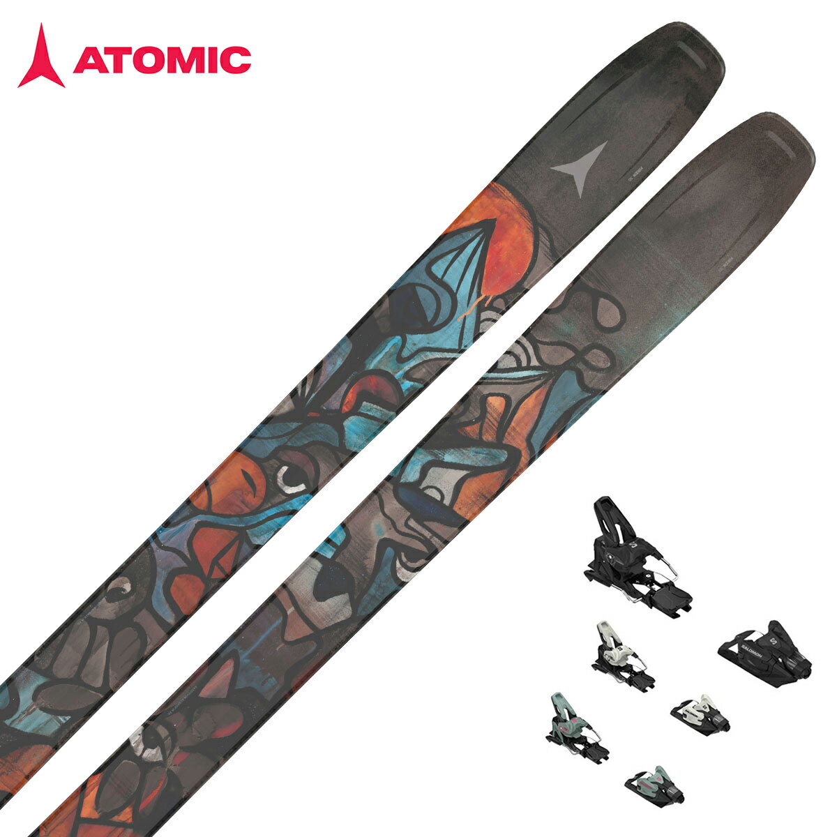 ATOMIC アトミック スキー板 メンズ レディース＜2026＞Bent 100 / [ AA0030694 ] + サロモン STRIVE 14 GW ビンディング セット 取付無料