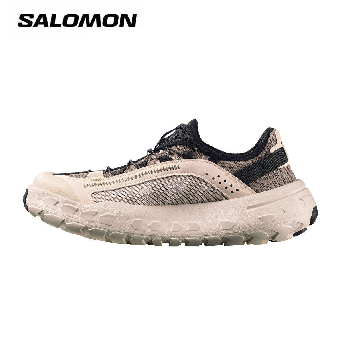メーカー希望小売価格はメーカーカタログに基づいて掲載しています SALOMON サロモン スポーツシューズ レディース■SOLAMPHIBIAN W【L49108200】 ソランフィビアン ダブリューCOLOR・Walnut/Tapioc/WilloSIZE・22.5cm、23cm、23.5cm、24cm、24.5cm、25cm製品詳細・インレイソール：Synthetic・ライニング：Textile・アウトソール：Rubber・アッパー：Textile / Syntheticミッドソール：・fuzeFOAM：環境負荷の最適化を目指して設計されたソフトEVA。スムーズなライド感を提供します。アウトソールタイプ：・Round lugs：素早い地面への食い込み（グリップ）を実現するラグデザイン。・Water contaGRIP(R)：濡れた路面や滑りやすい表面での密着性を追求。contaGRIP(R) FDはフラット形状（場合によりサイプ入り）のラグと、高耐久コンパウンドを採用。アッパー構造：・Protective Toecap（保護トゥキャップ）・sensiFITTM：ミッドソールからシューレースシステムまで足を包み込み、確実で快適、かつカスタムフィットのようなホールド感を提供します。※メーカー企画書の情報で商品登録を行っております。予告なしに商品名と仕様変更される場合がございます。