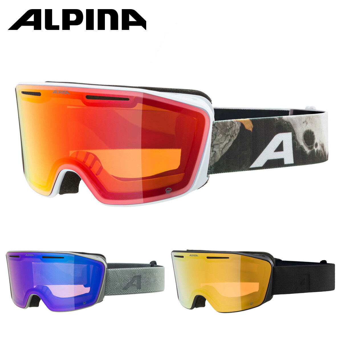 スキーゴーグル アルピナ ゴーグル ALPINA メンズ レディース ＜2025＞ NENDAZ Q / ナンダ Q / A7290 眼鏡・メガネ対応 日本正規品
