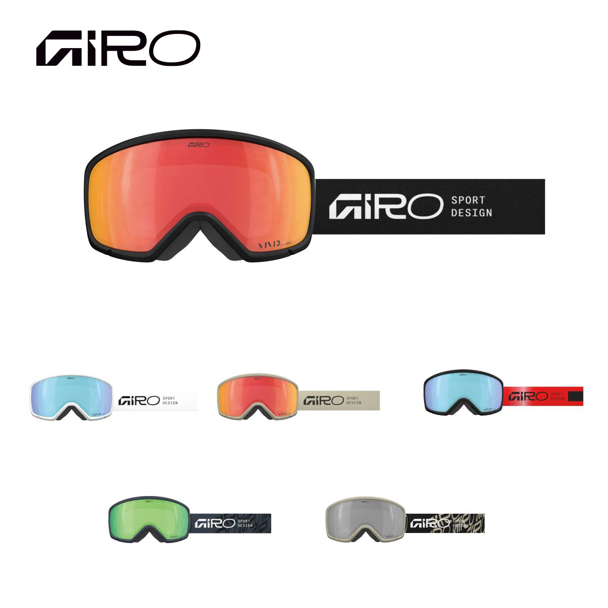 GIRO ジロ スキーゴーグル メンズ レディース＜2026＞Ringo AF / リンゴ アジアンフィット【ASIAN FIT】【眼鏡・メガネ対応ゴーグル】..