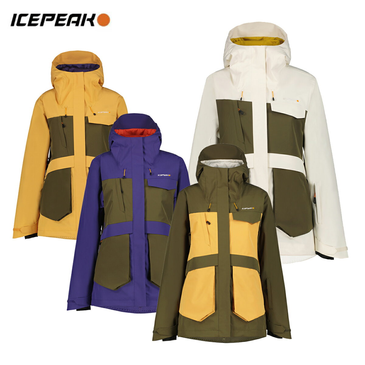 ICEPEAK アイスピーク スキーウェア アウター ジャケット レディース＜2026＞853141992 / OSTERDOCK WOMEN