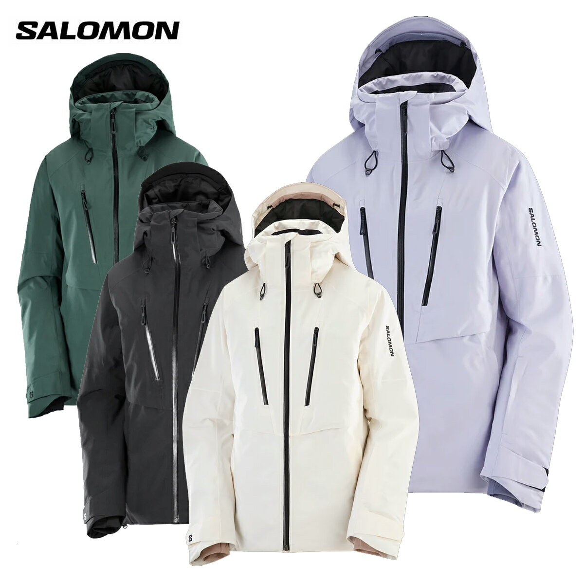 SALOMON サロモン スキーウェア ジャケット レディース＜2026＞BRILLIANT 2.0 JACKET W【ファスナー付き】【MUJI】