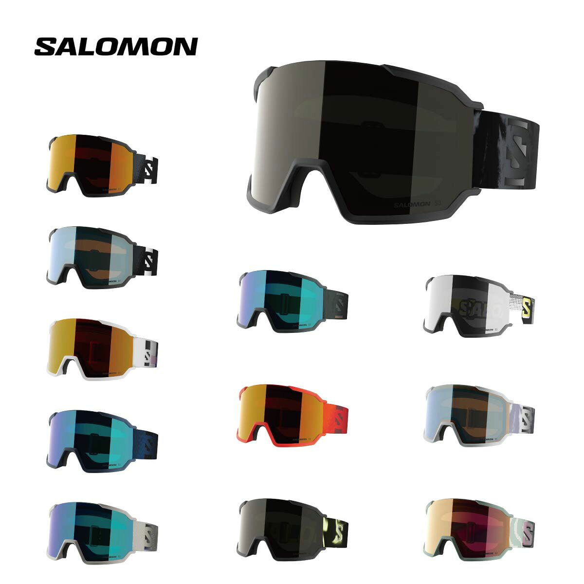 SALOMON サロモン スキーゴーグル メンズ レディース＜2026＞S/VIEW 3 ML / エス/ヴュースリーエムエル【眼鏡 メガネ対応ゴーグル】【ハードケース付】 日本正規品 【調光】