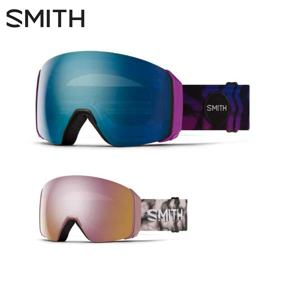 Rakuten - SMITH スミス スキーゴーグル メンズ レディース＜2026＞4D MAG XL / フォーディーマグ エックスエル 眼鏡・メガネ対応ゴーグル / スペアレンズ付 / ハードケース付【ASIAN FIT】【ミラー】 日本正規品