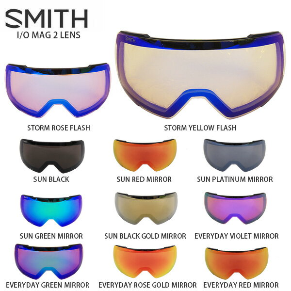 SMITH - スキーゴーグル スミス ゴーグル smith スキー スペアレンズI/O MAG 2 LENS アイオーマグ2レンズ スキー スノーボード 日本正規品