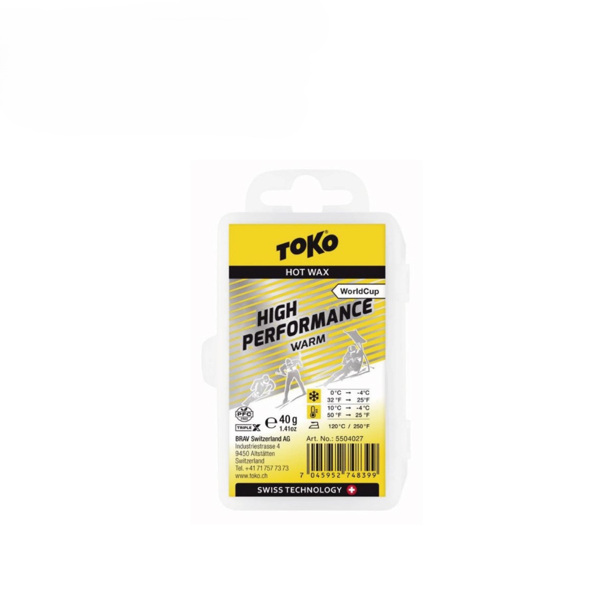 TOKO �ȥ� ������ ��å�����2023��World Cup High Performance �������� 40g / 5504027��PFC FREE��