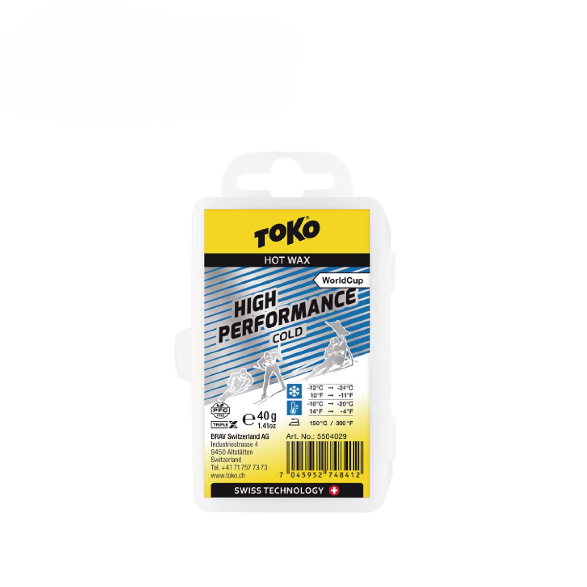 TOKO �ȥ� ������ ��å�����2023��World Cup High Performance ������� 40g / 5504029��PFC FREE��
