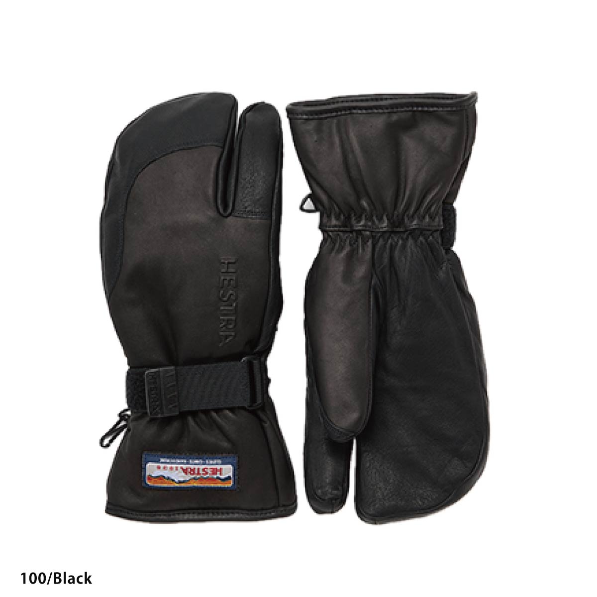 HESTRA �إ��ȥ� �������������� ��� ��ǥ�������2026��30872 / 3-Finger Full Leather ����������