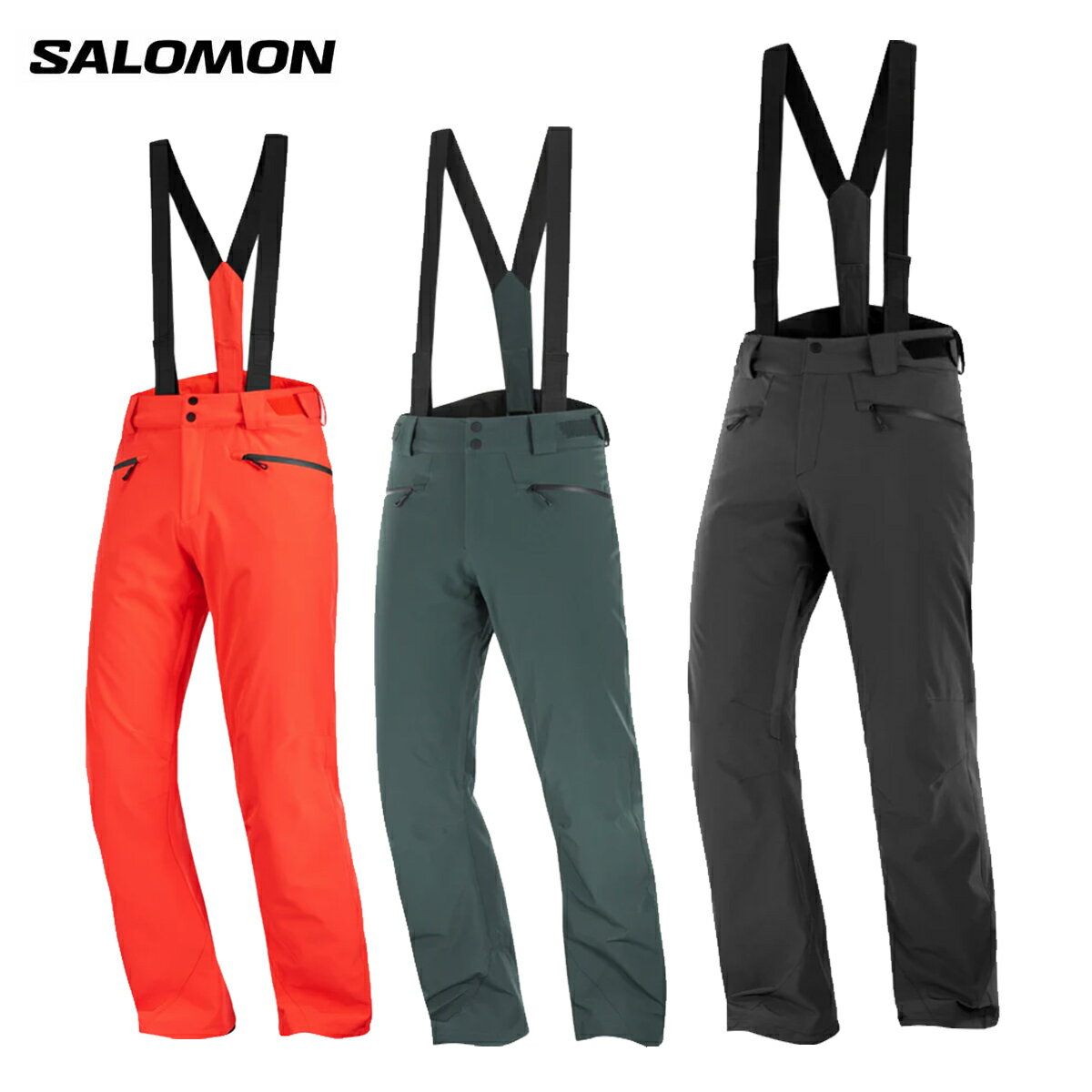 メーカー希望小売価格はメーカーカタログに基づいて掲載しています サロモン SALOMON スキーウェア パンツ■EDGE PANT Mエッジ・パンツ・メンズ素材・バッド部： 100％リサイクルボリエステル・下部： 91 ％ポリエステル， 9％ポリウレタン・ライナーの切り替え部分： 100％ポリエステル重量・682gファンクション・Advanced Skin DryCOLOR：品番・DEEP BLACK：LC2150900・CHERRY TOMATO：LC2332800・GREEN GABLES：LC2600300SIZES/R,M/R,L/R斜面でのクルージングを楽しむためのインサレーションスキーパンツ軽量で動きを妨げない男性用Edgeパンツは、理想的なあたたかさ、耐候性、快適さを提供します。3種類の長さによりパンツを体の形状に合わせることが可能。取り外しできるブレースとベントで、天候に合わせた調節も可能です。※メーカー企画書の情報で商品登録を行っております。予告なしに商品名と仕様変更される場合がございます。