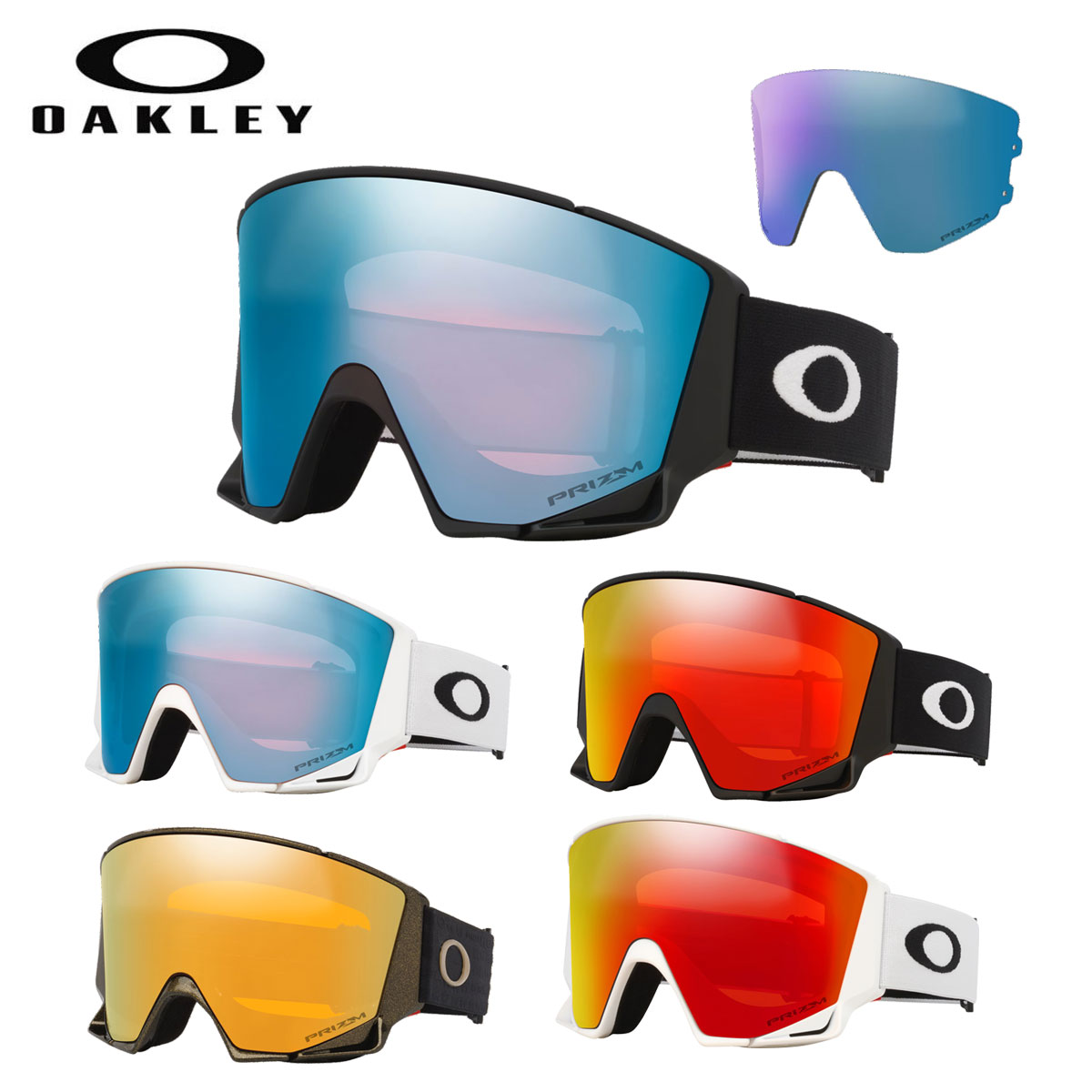 Rakuten - オークリー OAKLEY メンズ レディース スキーゴーグル＜2027＞FLOW SCAPE L ASIA / フロースケープ L アジア / OO7145A【ASIANFIT】【スペアレンズ付】 日本正規品