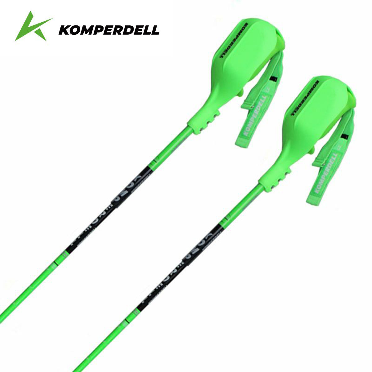 KOMPERDELL コンパーデル スキー ポール ストック■KO1-CBSLP / Nationalteam Carbon Slalom 12.3 PCSIZES100cm,105cm,110cm,115cm,120cm,125cm,130cm,135cm,140cmFeatures・ technical grip with rubber &punch cover World-Cup style・ race strap・ shrinking tube included・ carbon φ12.3mm・ mini race basket・ flex carbide RACE tip・punch protection：頑丈な熱可塑性樹脂は激しい打撃を吸収します・solid screw joint：パンチカバーが動くことなくしっかり固定・shrinking tube：補強用のチューブ・baskets & tips：特殊な接着剤で固定し協力な保持力を発揮※メーカー企画書の情報で商品登録を行っております。予告なしに商品名と仕様変更される場合がございます。