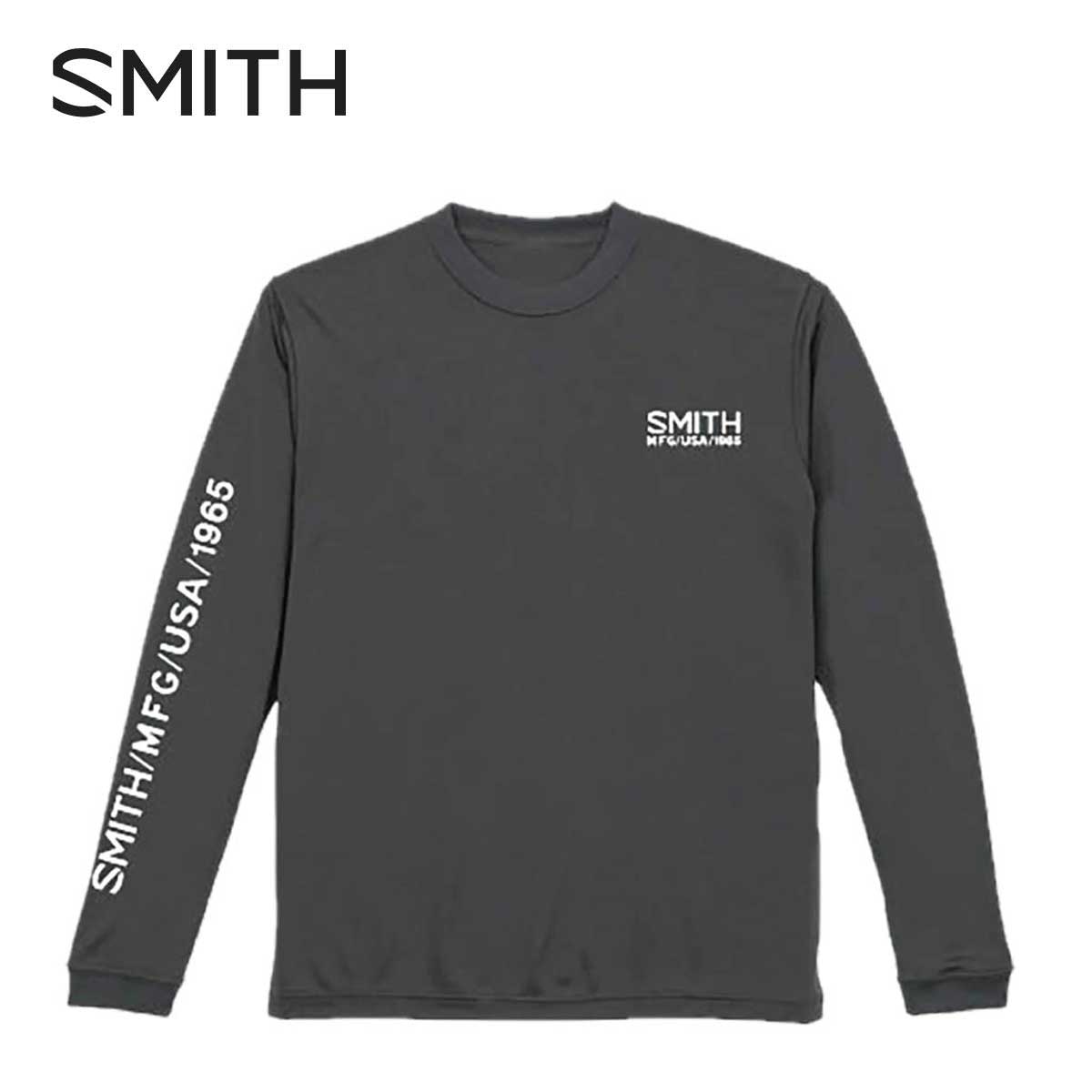 SMITH スミス ウェア Tシャツ■01130522ISSUE LONG SLEEVE DRY イッシュー ロング スリーブ ドライ素材・ポリエステル100％サイズS, M, L, XLCOLOR・Gunmetalオールシーズンアクティブを楽しむ人に、機能重視の肌触りの良い長袖ドライ※メーカー企画書の情報で商品登録を行っております。予告なしに商品名と仕様変更される場合がございます。