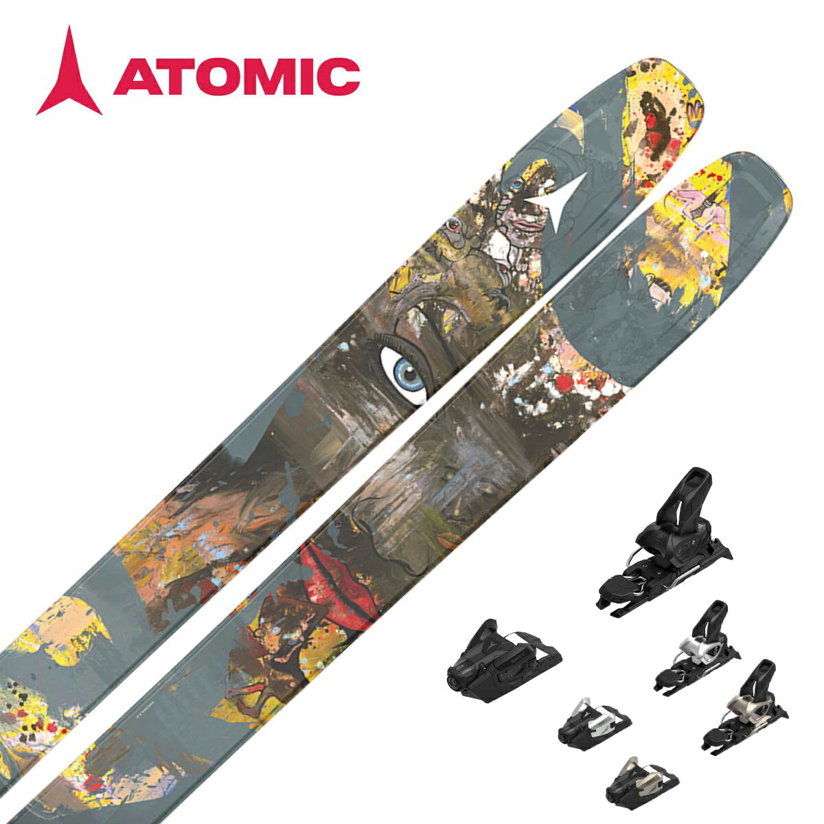 Atomic アトミック　ベンチェトラ　スキー板 153㎝　ロッカー Atomic アトミックベンチェトラスキー板 153㎝ロッカー
