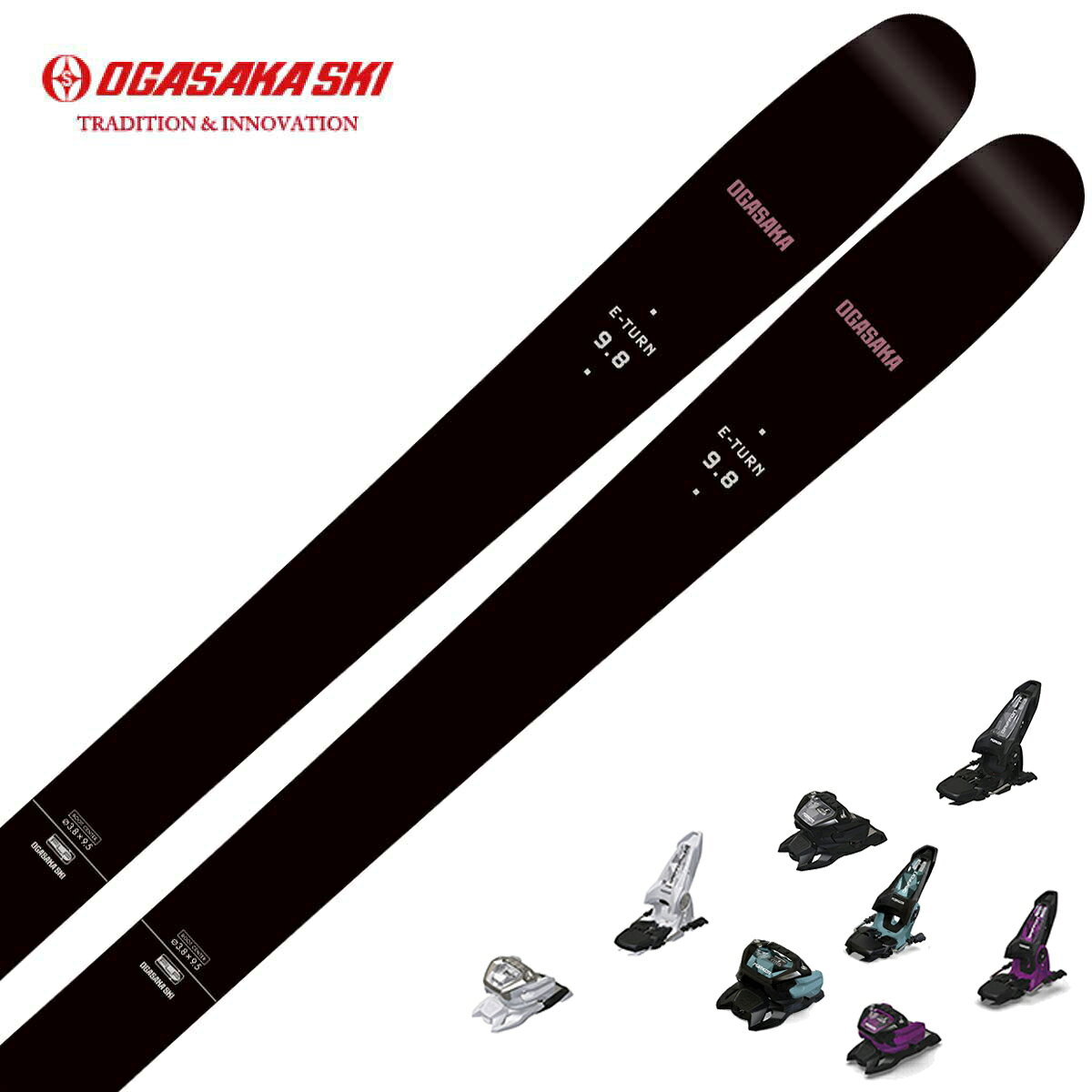 OGASAKA オガサカ スキー板■E-TURN ET-9.8■165cm　R：( 14.4 m)サイドカット：( 133/98/121 mm)■172cm　R：( 16.0 m)サイドカット：( 133/98/121 mm)■179cm　R：( 17.7 m)サイドカット：( 133/98/121 mm)■186cm　R：( 19.5 m)サイドカット：( 133/98/121 mm)構造・サンドウィッチ・Front Lead Function構成材・NFウッドコア(超軽量芯材)・特殊F.R.P滑走面素材：UHMW-PE　ナチュラル仕上げ：ミクロストーン＆セラミックディスクフィニッシュストラクチャー：クロスエッジシームレス重量※・板：1/2セット重量　933g/m※1/2セット重量は参考値ですので予めご了承ください。原産国板：日本サイドカントリー、ツアー、ゲレンデユース用、パウダー4　ゲレンデ7パウダーやツアースキー、ゲレンデメインのスキーヤーにおすすめの「ET-9.8」 が、前モデルよりもゲレンデユースでのポテンシャルが向上しました。パウダーはもちろん、オフピステや圧雪バーンにおいても抜群の回転性能と安定性を発揮します。春先のザラメ雪、悪雪においても雪質を選ばずに優雅なクルージングを楽しむことができます。また回転性能に優れ、スキーの長さを感じさせない操作性の良さが特徴的で地形遊びも軽快な操作感で楽しめます。※メーカー企画書の情報で商品登録を行っております。予告なしに商品名と仕様変更される場合がございます。