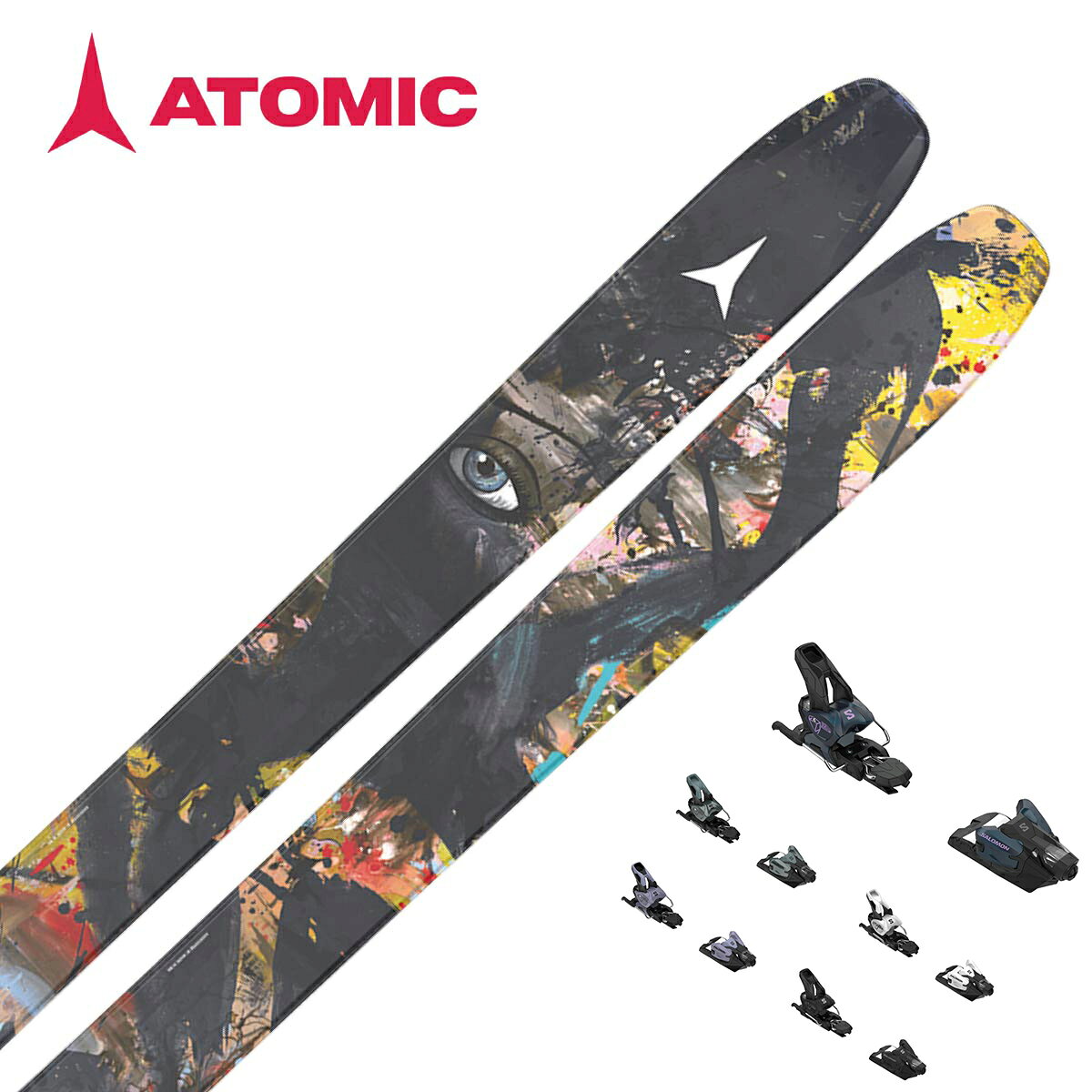 ATOMIC アトミック スキー板 メンズ レディース ＜2027＞BENT 110 / AA0030958 + ＜27＞SALOMON STRIVE 12 GW ビンディング セット 取付無料【グリップウォーク対応】