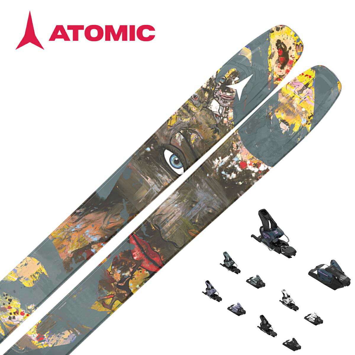 ATOMIC アトミック スキー板 メンズ レディース ＜2027＞Bent Chetler 120 / AA0030954 + ＜27＞SALOMON STRIVE 12 GW ビンディング セット 取付無料【グリップウォーク対応】