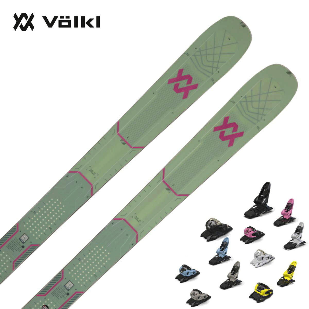 VOLKL フォルクル スキー板■MANTRA 102 マントラ 102■170cm R1・R2・R3：( 25.5m・16.0m・23.4m )サイドカット：( 142/102/124 mm)■177cm R1・R2・R3：( 28.2m・17.7m・25.8m )サイドカット：( 142/102/124 mm)■184cm R1・R2・R3：( 30.2m・18.9m・27.4m )サイドカット：( 142/102/124 mm)■191cm R1・R2・R3：( 33.2m・20.8m・30.0m )サイドカット：( 142/102/124 mm)品番V2610111.000TECHNOLOGY・Tailored Carbon Tip・3D Radius Sidecut・Tailored Titanal Frame・Full Sidewall・Base：P-Tex 2100・Base structure：Brushed structureCOREMultilayer Woodcore重量2,200g　@184cm※Weight can vary slightly due to the production cycles.・TIP & TAIL ROCKER原産国ドイツスキートップのトーションバランスが絶妙、その効果でターンに入る時の安心感が群を抜いています。102mmながらファットスキーらしからぬ機敏さを備えています。※メーカー企画書の情報で商品登録を行っております。予告なしに商品名と仕様変更される場合がございます。