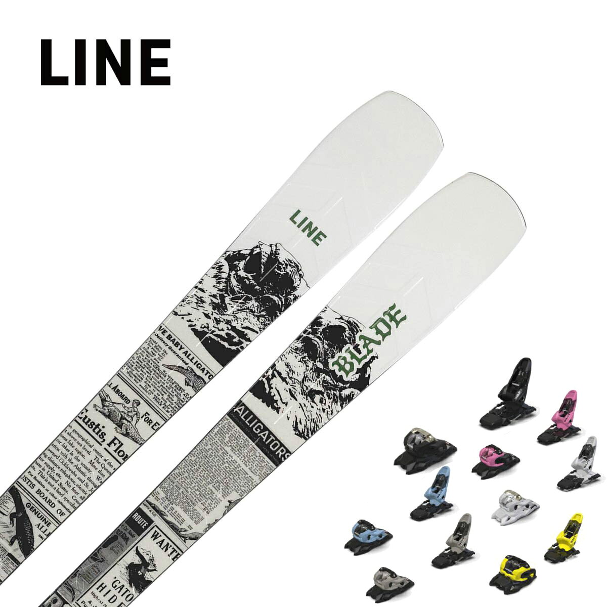 LINE ライン スキー板■BLADEブレード■160cm R：(- m)サイドカット：(154/95/124 mm)■169cm R：(- m)サイドカット：(154/95/124 mm)■176cm R：(13.5 m)サイドカット：(154/95/124 mm)■181cm R：(- m)サイドカット：(154/95/124 mm)PROFILE3-5-1 @ 176CONSTRUCTIONAspen w/ TitanalWEIGHT2050g @ 176SUPER POWERSGas Pedal MetalBlade は、ゲレンデを最高の遊び場に変えるために作られたスキーです。金属補強による安定感と、極端に深いサイドカットによるキレのあるターン性能を両立。カービングを思い切り楽しみながら、遊び心あふれる自由なライン取りも可能にします。「速く滑るため」だけではなく、「もっと面白く滑るため」のスキー。それが Blade です。 ※メーカー企画書の情報で商品登録を行っております。予告なしに商品名と仕様変更される場合がございます。