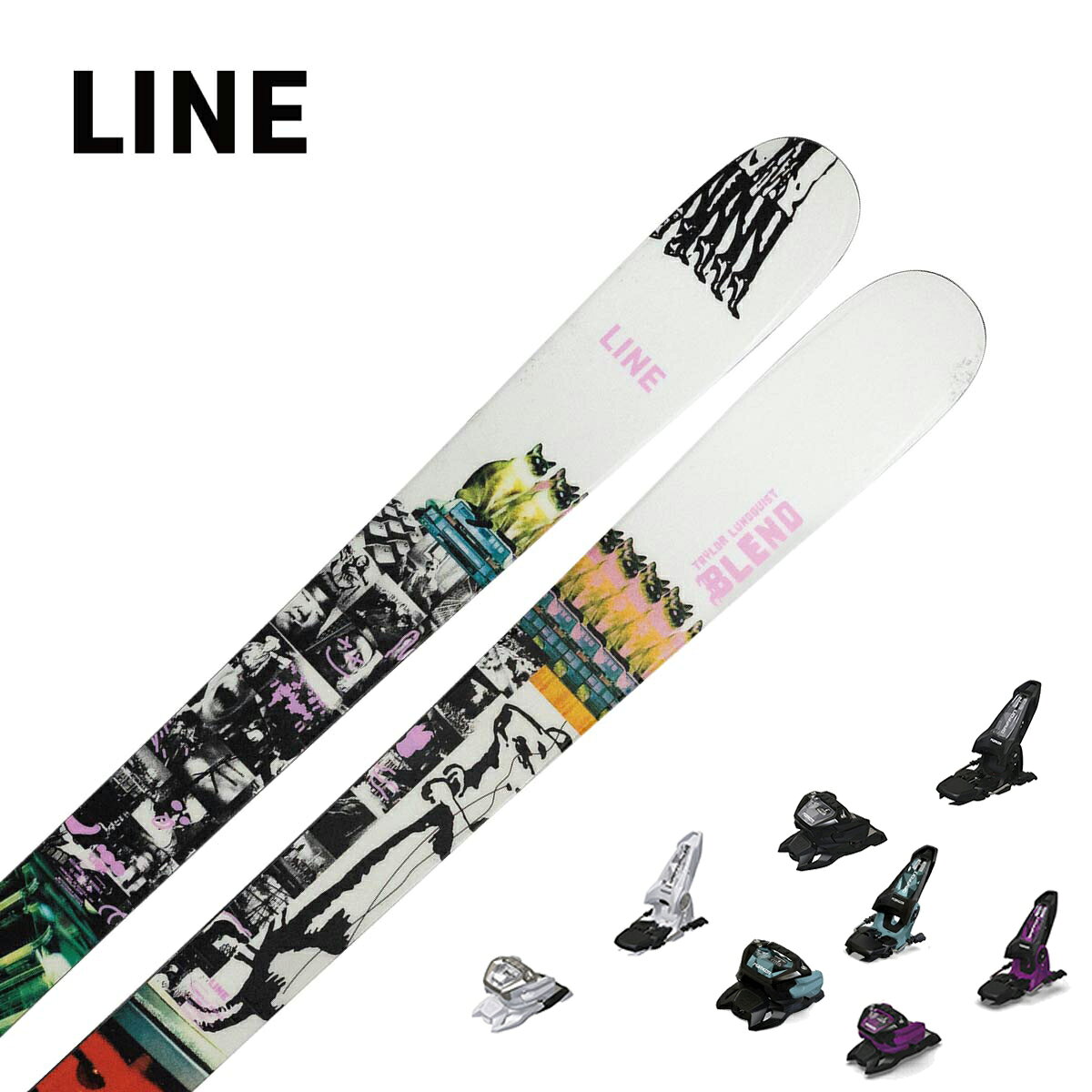 LINE ライン スキー板■BLEND TBLブレンド TBL■163cm R：( - m)サイドカット：(129/98/120 mm)■169cm R：( 17.0 m)サイドカット：(129/98/120 mm)■175cm R：( - m)サイドカット：(129/98/120 mm)■180cm R：( - m)サイドカット：(129/98/120 mm)PROFILE4-4-4 @ 169CONSTRUCTIONAspenWEIGHT1890g @ 169SUPER POWERSCarbon OlliebandButter Zone Flex PatternTaylor Lundquist の個性的なライディングスタイルを体現した Blend TBL。パークやストリートでクリエイティブな滑りを追求するために設計されたモデルで、Blend の高い操作性と耐久性を維持しながら、Taylor の世界観を反映した特別仕様となっています。トリック、スタイル、そして独創性を重視するライダーのためのプロモデルです。※メーカー企画書の情報で商品登録を行っております。予告なしに商品名と仕様変更される場合がございます。
