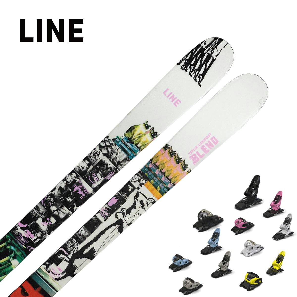 LINE ライン スキー板■BLEND TBLブレンド TBL■163cm R：( - m)サイドカット：(129/98/120 mm)■169cm R：( 17.0 m)サイドカット：(129/98/120 mm)■175cm R：( - m)サイドカット：(129/98/120 mm)■180cm R：( - m)サイドカット：(129/98/120 mm)PROFILE4-4-4 @ 169CONSTRUCTIONAspenWEIGHT1890g @ 169SUPER POWERSCarbon OlliebandButter Zone Flex PatternTaylor Lundquist の個性的なライディングスタイルを体現した Blend TBL。パークやストリートでクリエイティブな滑りを追求するために設計されたモデルで、Blend の高い操作性と耐久性を維持しながら、Taylor の世界観を反映した特別仕様となっています。トリック、スタイル、そして独創性を重視するライダーのためのプロモデルです。※メーカー企画書の情報で商品登録を行っております。予告なしに商品名と仕様変更される場合がございます。