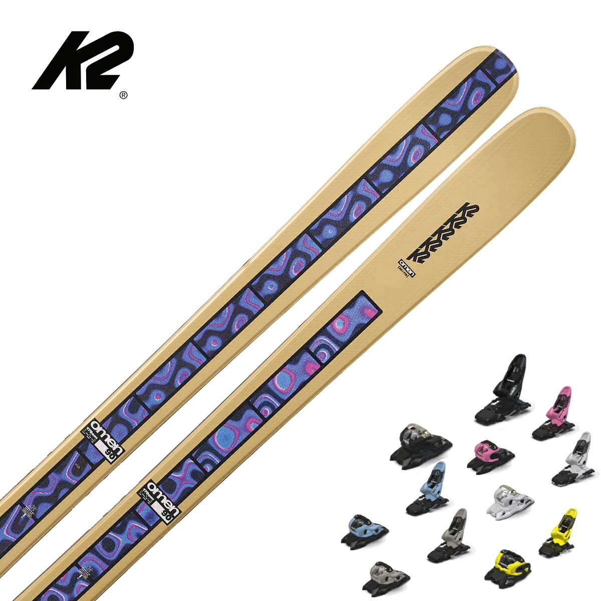 K2 ケーツー スキー板■OMEN 90 　オーメン 90■159cm R：( - m)サイドカット：( 119/90/113 mm)■169cm R：( 16.0 m)サイドカット：( 119/90/113 mm)■179cm R：( - m)サイドカット：( 119/90/113 mm)FEATURESK2 Carbon Braided Core, Triaxial Braided Core, Twin Tech Sidewalls.Bio Resin.ROCKERAll Terrain Twin RockerCOREAspen Microblockメーカー品番KS250956どこでも、あらゆる場所で。パークをあなたの遊び場に。パークから表彰台まで、Omen 90はパークやパイプ、その先まで対応する超高耐久のフリースタイル・ツインチップです。K2独自のカーボンブーストブレイドを搭載し、リップからの抜群の反発力と、深い着地でもしっかり決められる安定性を発揮します。※メーカー企画書の情報で商品登録を行っております。予告なしに商品名と仕様変更される場合がございます。