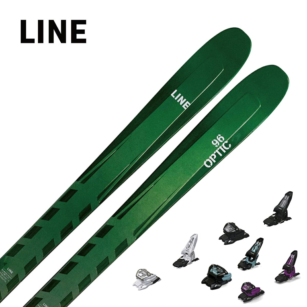 LINE ライン スキー板 メンズ レディース＜2027＞OPTIC 96 / LN26175900 + ＜26＞GRIFFON 13 GW ビンディング セット 取付無料