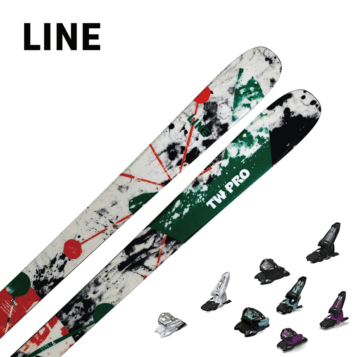 LINE ライン スキー板■TOM WALLISCH PROトム ウォリッシュ プロ■157cm R：( - m)サイドカット：(118/90/116 mm)■164cm R：( - m)サイドカット：(118/90/116 mm)■171cm R：( - m)サイドカット：(118/90/116 mm)■178cm R：(19.0 m)サイドカット：(118/90/116 mm)■185cm R：( - m)サイドカット：(118/90/116 mm)PROFILE5-4-5 @ 178CONSTRUCTIONAspen VeneerWEIGHT2010g @ 178SUPER POWERSCarbon OlliebandTom Wallisch Pro は、世界最高峰のフリースタイルスキーヤーである Tom Wallisch の要求に応えるために磨き上げられた本格パークスキーです。レールやストリートでの激しい使用にも耐える高い耐久性を持ちながら、大型キッカーでの安定したアプローチと着地性能も兼ね備えています。パーク競技からストリートスキーまで、本気でフリースタイルを追求するライダーのための一本です。※メーカー企画書の情報で商品登録を行っております。予告なしに商品名と仕様変更される場合がございます。