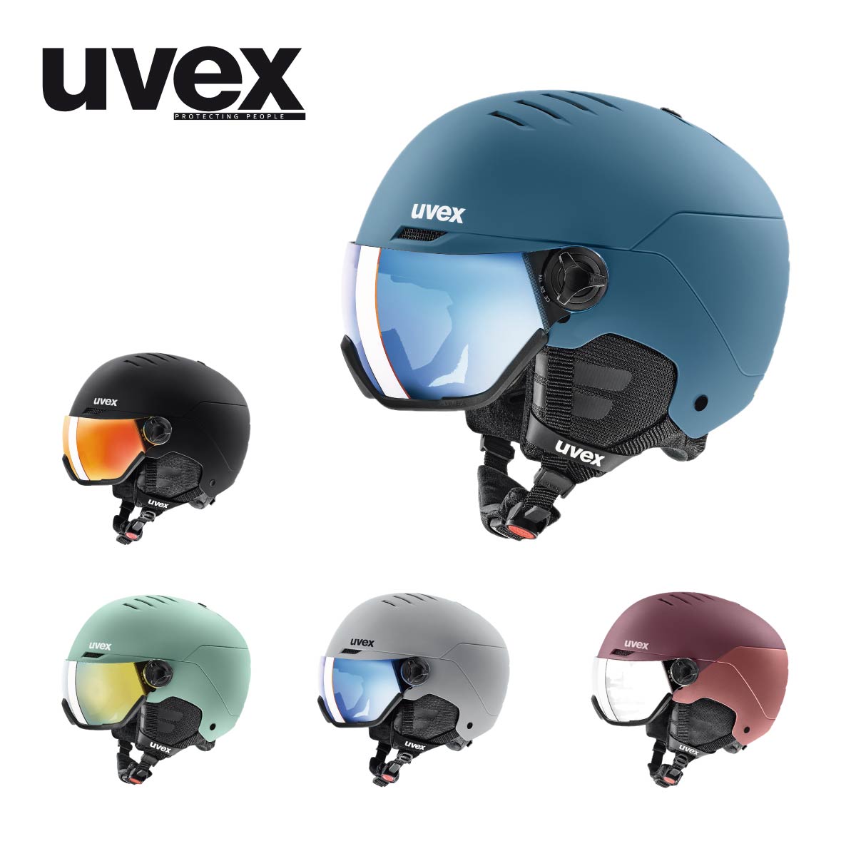 UVEX ウベックス スキーヘルメット メンズ レディース＜2027＞wanted visor / ウォンテッド バイザー / 566262