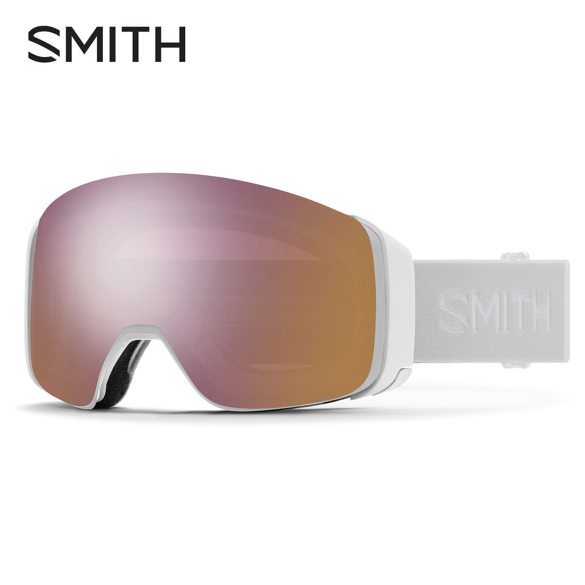 SMITH スミス スキーゴーグル■4D MAG Early フォーディー マグ アーリーモデル■カラーレンズ（可視光線透過率VLT）EXTRA LENS（可視光線透過率VLT）■WHITE VAPORCP EVERYDAY ROSE GOLD MIRROR（23％）CP STORM ROSE FLASH（50%）FEATURES・MAG CHANEGEレンズ交換が一瞬で可能なマグネットレンズ交換システムを搭載・レンズ2枚付属で全天候対応・5倍の曇り止めテクノロジー・ハードケース・レンズカバー・インナーグローブ付属バードアイビジョンが今まで見えなかった視界を手に入れ、世界最高の視界を支えるクロマポップレンズが、クリアで広い視界を確保する。フォグフリービジョンを可能にするAirEvac機能でヘルメットとの究極なインテグレーションを生む。SMITH MAGレンズチェンジシステムを搭載した独自のセキュリティー構造によって安全かつ簡単にレンズを着脱できるため、天候やコンディションの変化に応じて瞬時にレンズを交換できる。クロマポップレンズ2枚標準装備。環境を考慮したサスティナブルパッケージ。レンズカバーが付属する。26/27レンズから調光レンズがCP Pro Photochromicレンズにグレードアップ。ReNUカラーは、再生素材・自然由来素材・無染色素材を生産工程に取り入れ、環境への配慮とサステナビリティを重視してデザインされたカラーバリエーションです。※メーカー企画書の情報で商品登録を行っております。予告なしに商品名と仕様変更される場合がございます。