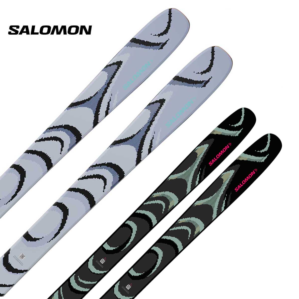 SALOMON サロモン スキー板■QST 100 キューエスティー　100■156cm　R：(14.5m)サイドカット：(131/100/119mm)■164cm　R：(15.5m)サイドカット：(132/100/120mm)■172cm　R：(16.5m)サイドカット：(133/100/121mm)■180cm　R：(17.5m)サイドカット：(134/100/122mm)■188cm　R：(18.5m)サイドカット：(135/100/123mm)COLOR/品番COSMIC SKY/・156cm/L47421000156・164cm/L47421000164・172cm/L47421000172・180cm/L47421000180・188cm/L47421000188BLACK/・156cm/L49189200156・164cm/L49189200164・172cm/L49189200172・180cm/L49189200180・188cm/L49189200188MIDSOLE(mm)・157cm/692・165cm/732・173cm/772・181cm/812・189cm/857WEIGHT(/ski)(g)・157cm/1580・165cm/1685・173cm/1780・181cm/1880・189cm/2000CONSTRUCTION・Basalt＆Fiberglass Fibers・Full Poplar Woodcore・Cork DamplifierTop Sheet・Glossy原産国AUSTRIAQST シリーズ中、最も遊び心のあるモデルで、素早いターン感覚、ポップなテール、楽にジャンプやトリックができる軽さが特徴。高速でも安定し、オフでは浮遊感のあるターンが可能。長いテールロッカーとプログレッシブマウントポイントを備え、スタイリッシュに自分を表現できます。※メーカー企画書の情報で商品登録を行っております。予告なしに商品名と仕様変更される場合がございます。