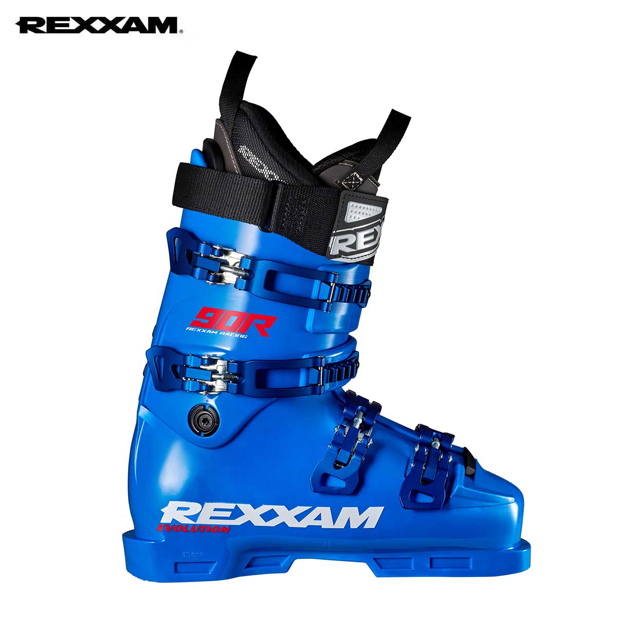 REXXAM レクザム スキーブーツ■ REVO 90R / レヴォ 90Rフレックス（硬さ）：90LAST：SLIM 92COLOR・SAPPHIRE BLUESIZE・22-22.5cm、23-23.5cm、24-24.5cm、25-25.5cm、26-26.5cm・SHELL：TPU・BUCKLE：RX-24R・INNER：BX-S24原産国：日本本格ジュニアレーサーへ FLEX 90.S24インナー採用。※メーカー企画書の情報で商品登録を行っております。予告なしに商品名と仕様変更される場合がございます。