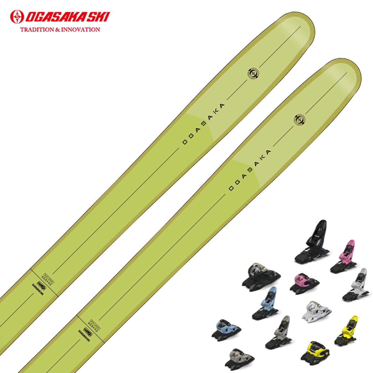 OGASAKA オガサカ スキー板 メンズ レディース＜2027＞E-TURN ET-10.8C+ ＜27＞SQUIRE 11 ビンディング セット 取付無料