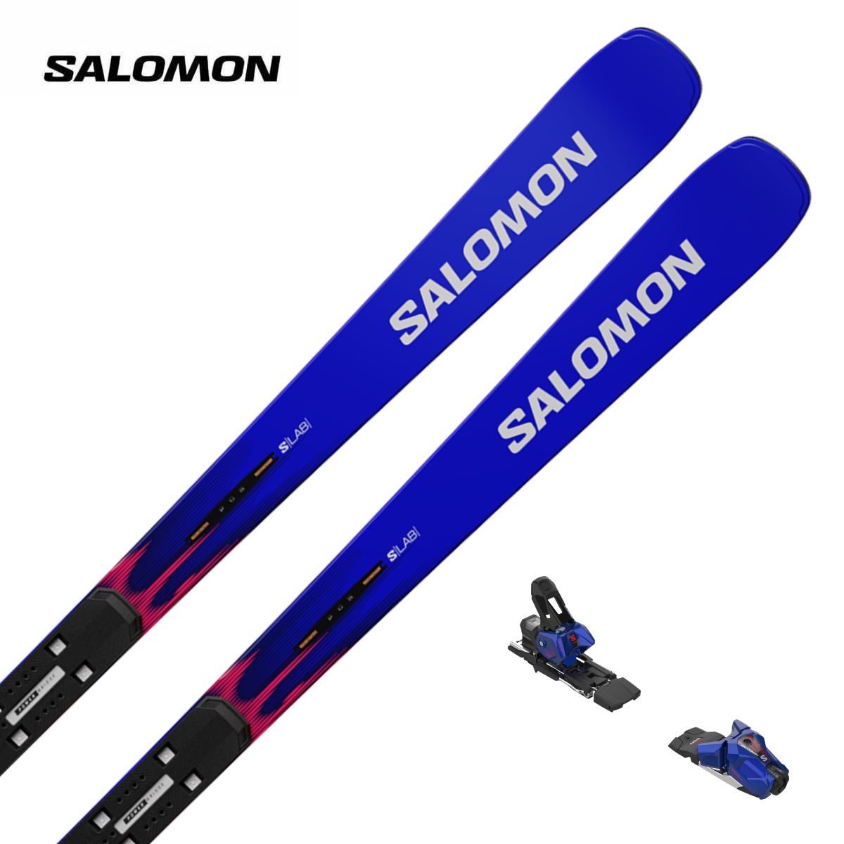 SALOMON サロモン スキー板■S/LAB EQUIPE GS S/LAB エキップ GS■175cm　R：(15m)サイドカット：(115/65/98mm)■179cm　R：(17m)サイドカット：(115/67/98mm)■182cm　R：(19m)サイドカット：(114/68/97mm)Plate/Binding・PL26/ICON 12 GW(DIN.4-12)品番・175cm/L49184600175・179cm/L49184600179・182cm/L49184600182MIDSOLE(mm)・175cm/740・179cm/760・182cm/775WEIGHT(/ski)(g)・175cm/2200・179cm/2320・182cm/2400上記WEIGHT(重さ)にビンディングは含まれていません。なお、表記の数値は参考であり、実際の重量には個体差があることをご了承ください。CONSTRUCTION・Full Sandwich Sidewalls・Double Ti：TI 0.8+TI 0.6・Ash Woodcore・Power Control System(PCS)・Side Edge Angle 7°・7mm Sidewalls・Wide Steel Edge(1.8)・Alu Tail・PowerbridgeTop Sheet・Glossy原産国AUSTRIA製ワールドカップレベルのパワーを求めると共に、ゲレンデを思うがままに支配したいスキーヤーのために設計されたGSモデル。ダブルTI、アッシュ ウッドコア、そして振動を吸収して操作性を高める新開発パワーコントロールシステム(PCS)を採用。レースと同じようなハードなカービングを決めたい時も、ゲレンデで自分のスキルを試したい時も、理想のラインを見つけ自信を持って攻めて滑ることが可能です。※メーカー企画書の情報で商品登録を行っております。予告なしに商品名と仕様変更される場合がございます。