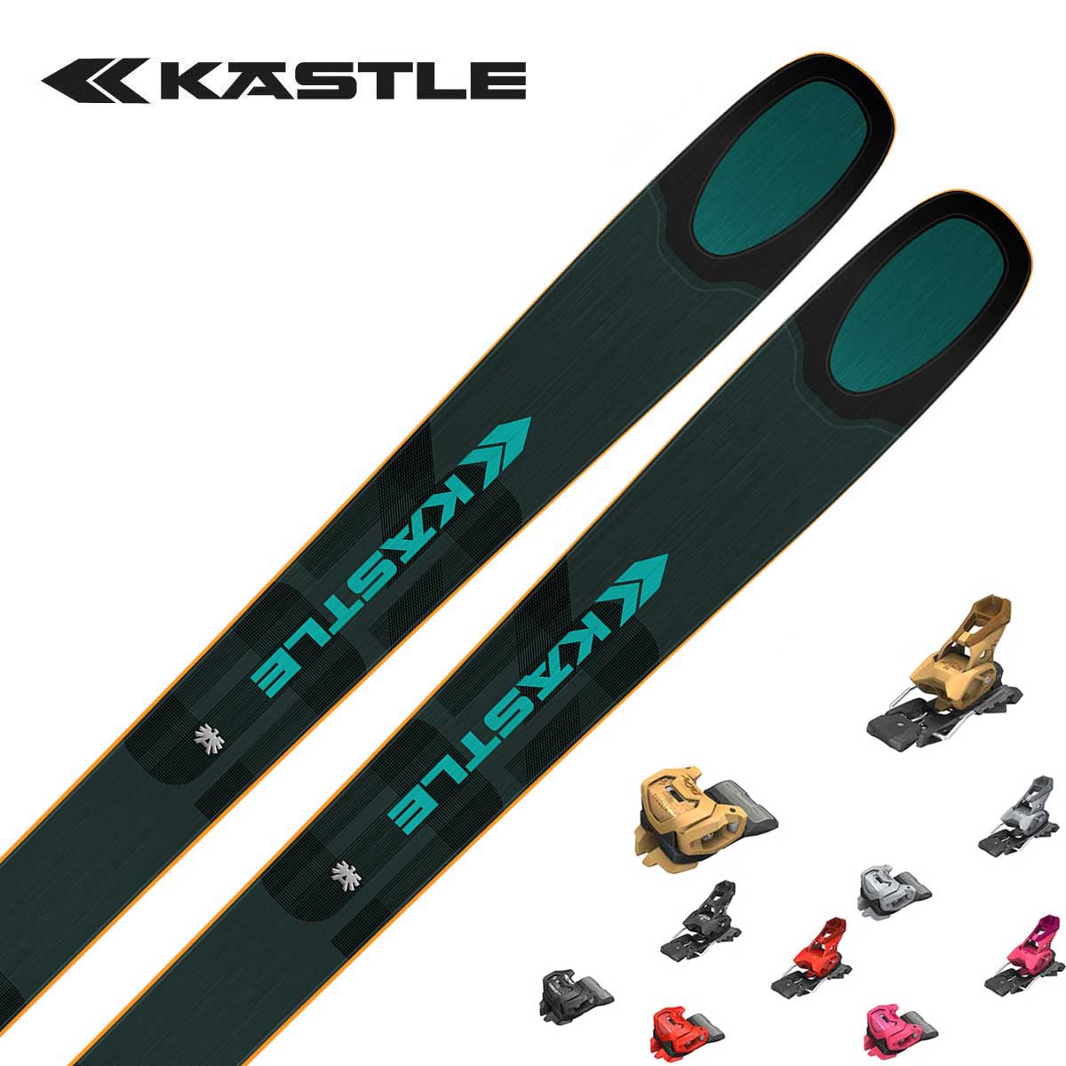 KASTLE ケスレ スキー板 メンズ レディース＜2027＞PARAGON 93 /  + ＜27＞ATTACK 14 GW ビンディング セット 取付無料