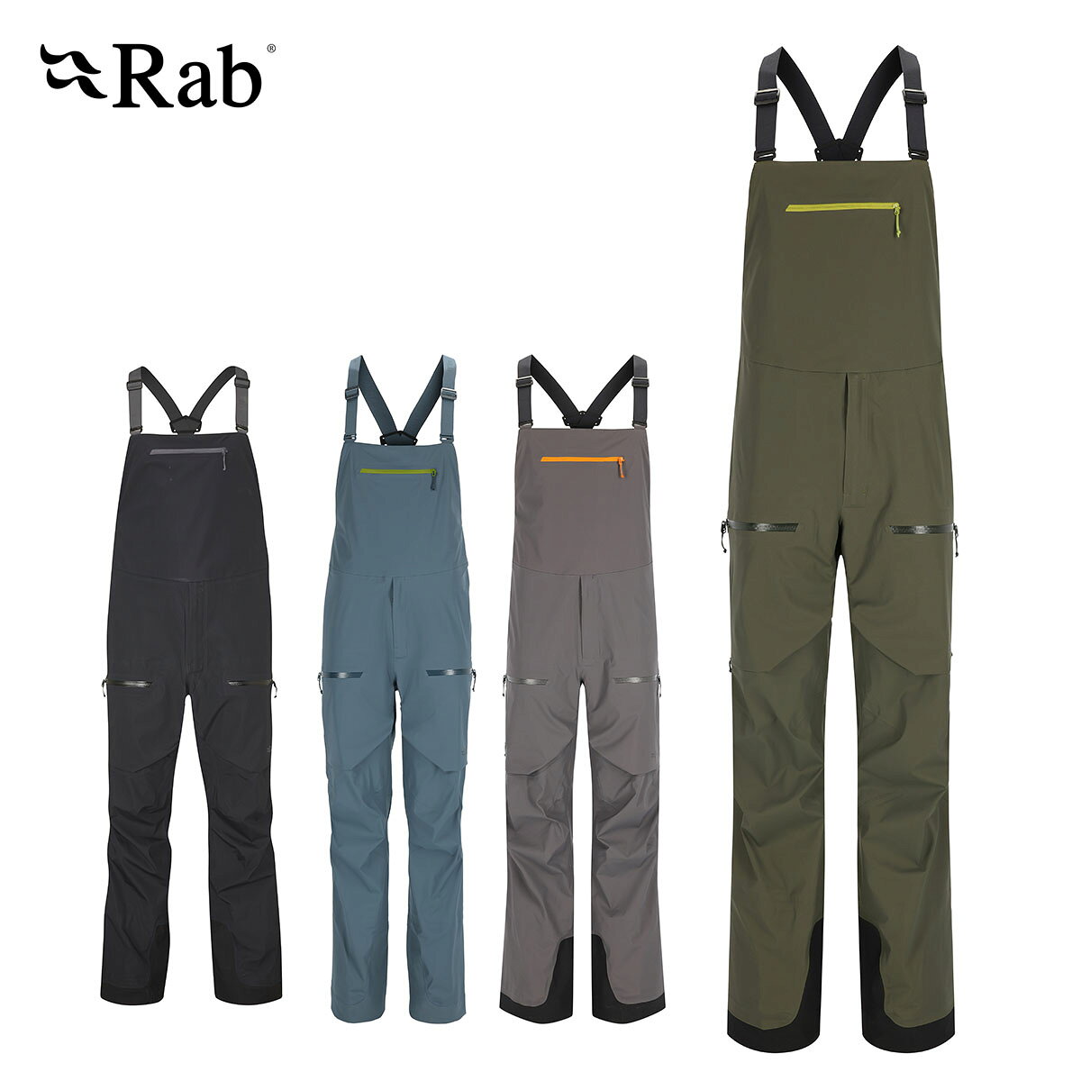 Rab ラブ スキーウェア パンツ メンズ レディース ＜2026＞QWH-47 / Khroma Kinetic Bib