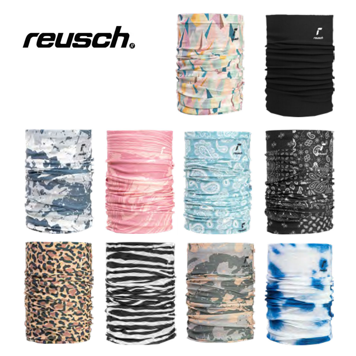 REUSCH ロイシュ スキー ヘッドウェア ネックチューブ メンズ レディース ＜2027＞6680022 / MULTIFUNCTIONAL NECKWARMER