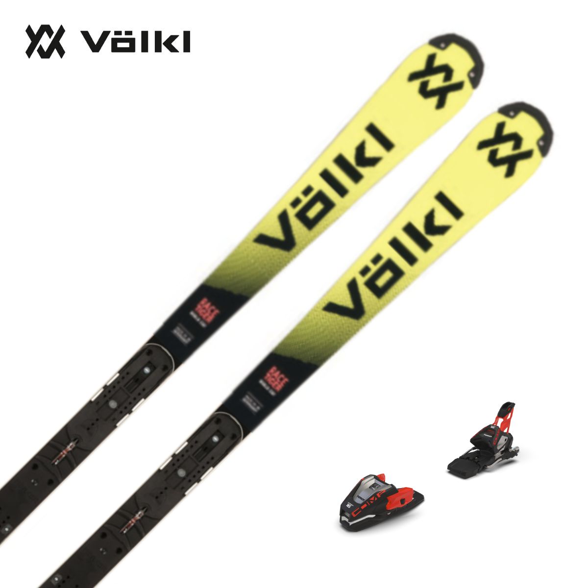 VOLKL フォルクル スキー板 メンズレディース＜2027＞RACETIGER SL R WC FIS + WORLD CUP PC INTERFACE 14MM + COMP 16 / V2610850.000 ビンディング セット 取付