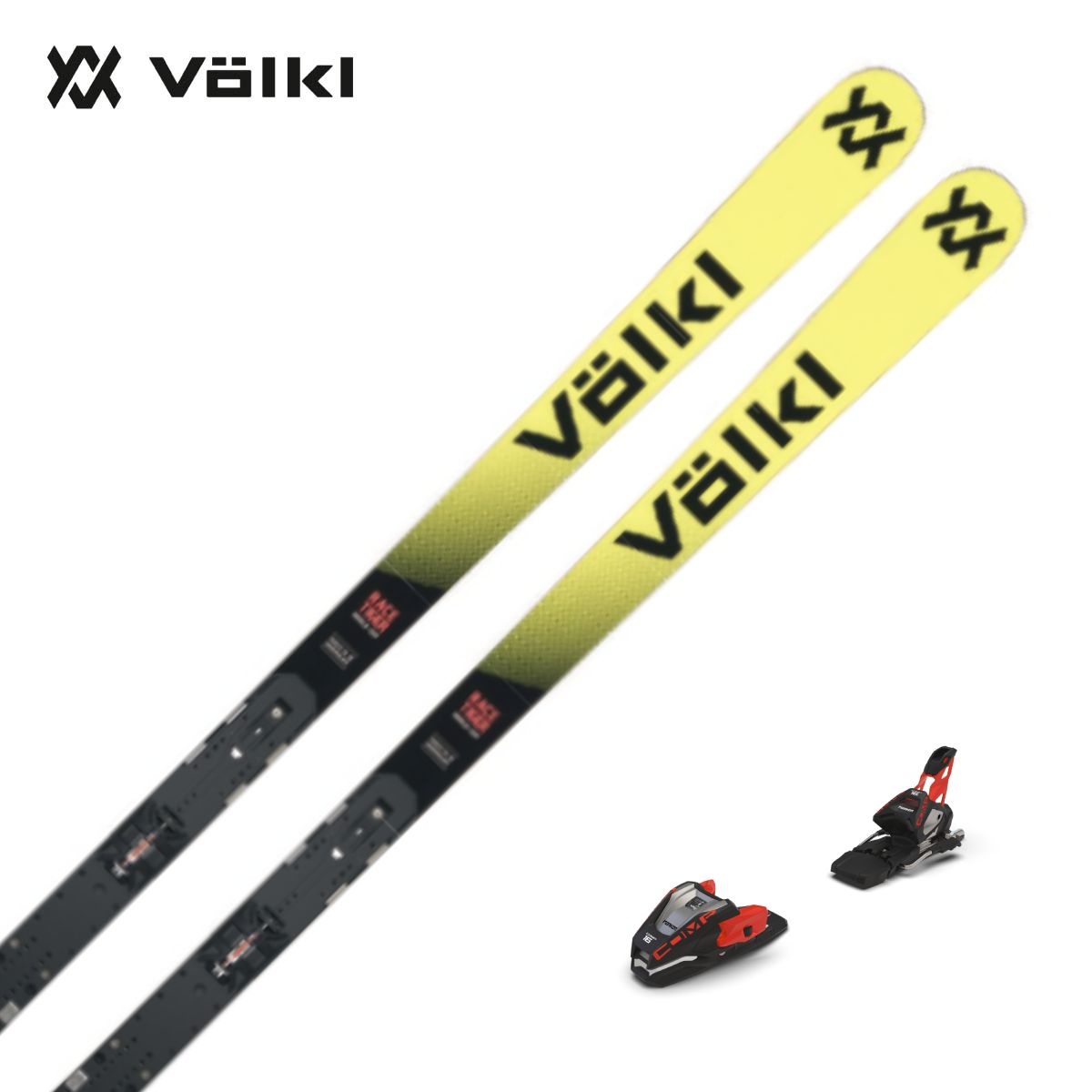 VOLKL フォルクル スキー板■RACETIGER GS R WC-PLATE + COMP 16レースタイガー GS R WCプレート + コンプ 16■174cm R：(21 m)サイドカット：(104/65/87 mm)■178cm R：(23 m)サイドカット：(104/65/86 mm)■183cm R：(25 m)サイドカット：(102/65/86 mm)■188cm R：(27.5 m)サイドカット：(101/65/85 mm)Plate/Binding・Binding：6920Y1MS / COMP 16・World Cup PC Interface 10mmART. NO.V2610821.000 (w/plate)COREMultilayer WoodcoreBeech / Poplar 73/27TECHNOLOGY・Tailored Carbon Tip・Full Sidewall ABS・Full Titanal・3D.Glass・Race Finish GS 1,1° / 87.6°・Base: P-Tex 4504・Zebra structureWeight2330 g* @ 183 cm (w/plate)原産国MADE IN GERMANYジュニアレーサー、マスター用に設計されたGSモデル。敢えてr≦30mに設計、トップの過度な食い込みを抑え理想のライン取りを実現します。レーシングプレートとして世界中のレーサーが絶大な信頼を寄せるマーカーWCプレートを搭載しています。※メーカー企画書の情報で商品登録を行っております。予告なしに商品名と仕様変更される場合がございます。